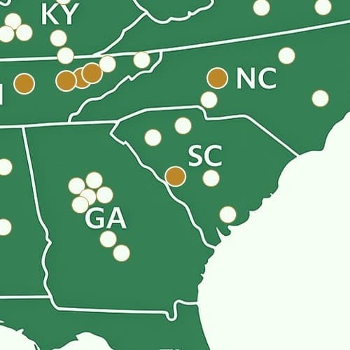 SouthPoint Business Park Regional Map - Aiken, SC Location