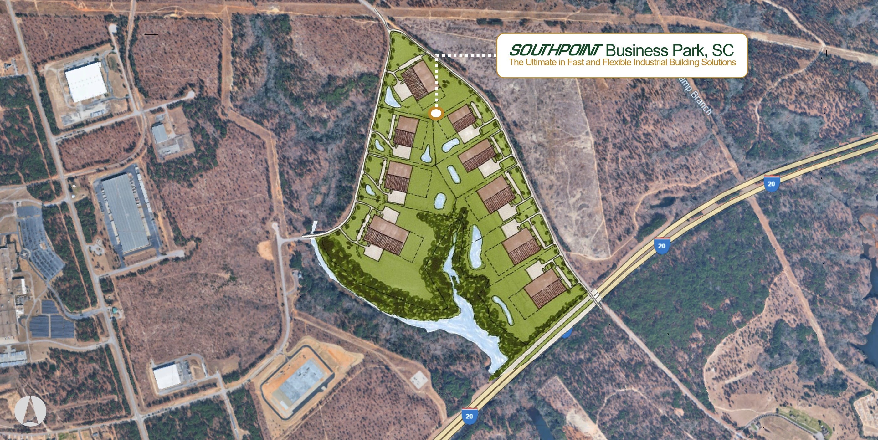 SouthPoint Business Park Aiken SC Site Rendering